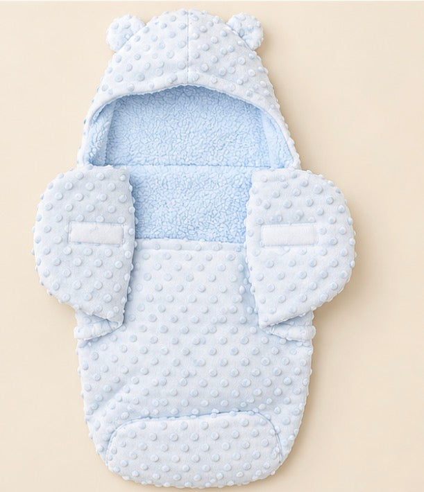 Baby Swaddle Minky Dot / Bubble Swaddle